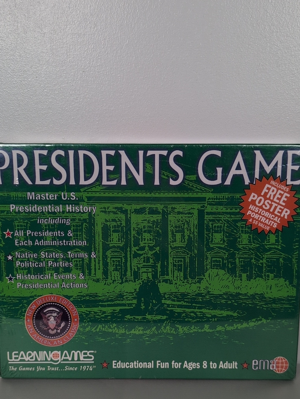 Learning Games New in Box Presidents Game